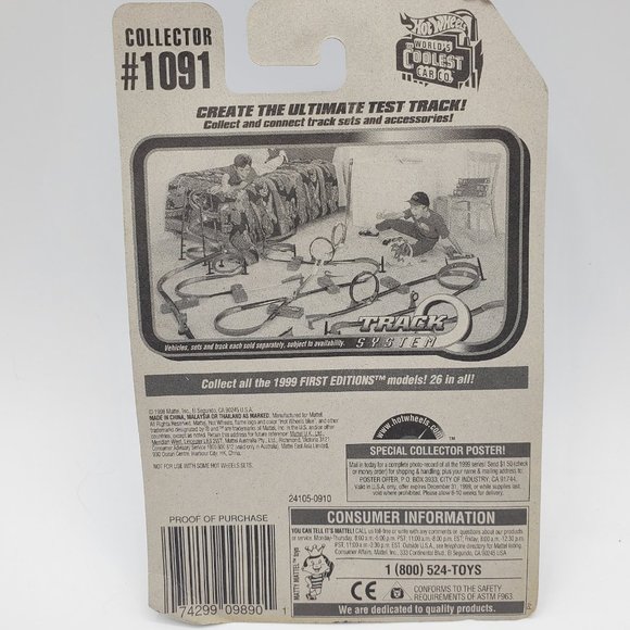 New Vintage 1998 Hot Wheels X- Ploder Collector # 1091 DieCast Collectible - Picture 11 of 12